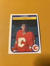 1982-83 O-Pee-Chee Steve Konroyd Rookie Calgary Flames #48
