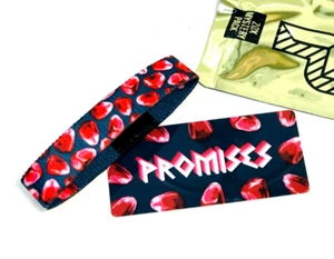 ZOX **PROMISES** Silver Single Medium Wristband w/Card - Picture 1 of 3