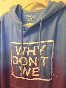 Official Licensed WHY DON'T WE Ombre Hoodie Sweatshirt 8 Letters Concert Tour - Picture 1 of 5
