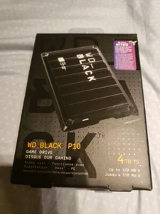 Western Digital Black P10 4TB,External,2.5 inch (WDBA3A0040BBKWESN) Hard Drive - Picture 1 of 2