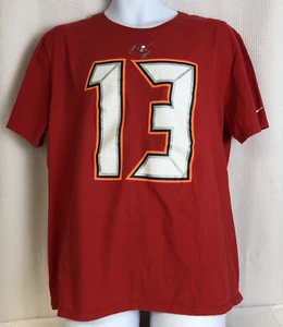 The Nike Tee Tampa Bay Buccaneers #13 Evans Red Graphic T-Shirt XL Men's - Picture 1 of 12
