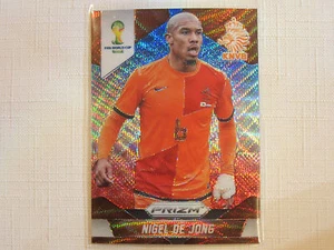 2014 Panini Prizm FIFA World Cup Soccer Red & Blue Prizm Nigel De Jong - Picture 1 of 3