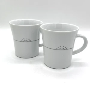 2er Set Kiste und Fass Kahla Sunrise Kaffeetasse Becher Germany 12oz - Bild 1 von 12