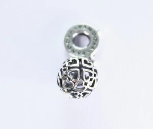 Original Pandora Sterling Silber Harmonische Herzen Dangle Anhänger Charm 797255 - Bild 1 von 2