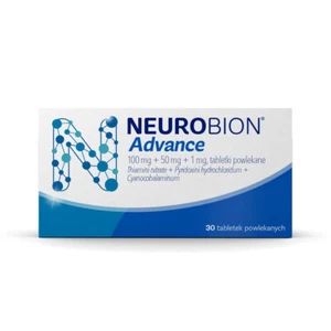 Neurobion Advance, Vitamins B1, B6 and B12, 30 tabs