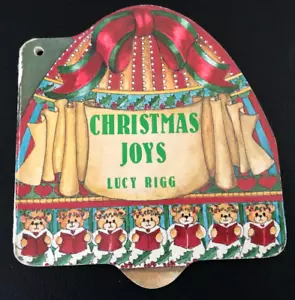 VINTAGE Weihnachtsfreuden WEIHNACHTEN Miniatur Buch Ornament Lucy Rigg C.R. Gibson - Bild 1 von 4