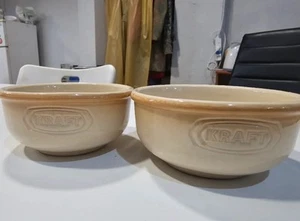 Dos cuencos de cerámica Kraft - Picture 1 of 3