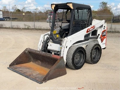 2022 Bobcat S450 Skid Steer Wheel Loader Aux Hydraulics Diesel Tractor bidadoo - Image 1 of 4