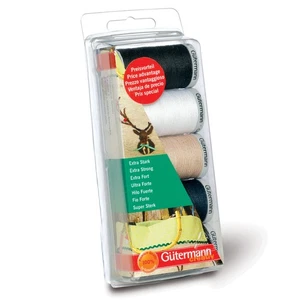 Gutermann EXTRA STRONG Sewing Thread Set - 5 ASSORTED COLOURS - Picture 1 of 1