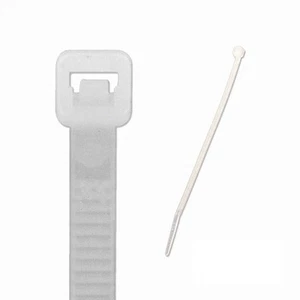 Fascetta zip filo nylon 6 pollici 40 libbre - bianco naturale lotto 200 pezzi quantità - Foto 1 di 4