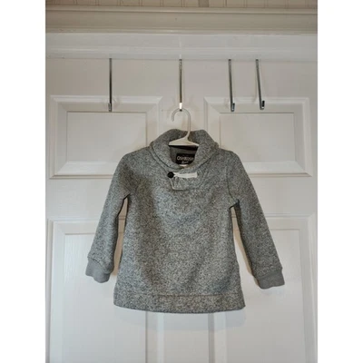 Boy's Sz 3T Grey Thick Sweatshirt by Oshkosh B'gosh - Image 1 of 4