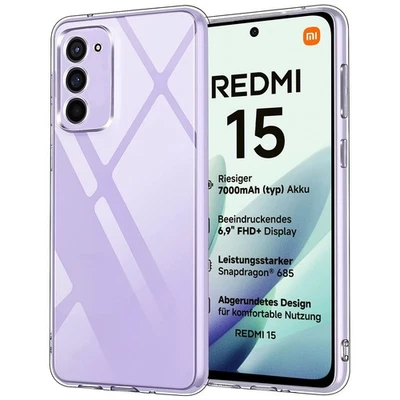 Protective Case For Xiaomi Redmi 15 4G/5G Phone Bag Silicone Cover Ultra - Image 1 of 4