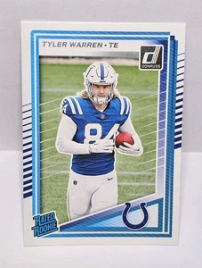 2025 Panini Donruss - Rated Rookie Tyler Warren (RC) #337 - Indianapolis Colts - Picture 1 of 2