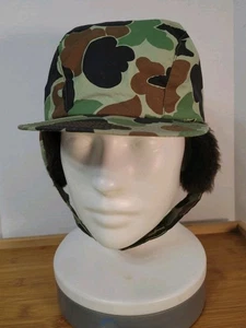 Chapeau de chasse vintage Thinsulate 3M Gore-Tex camouflage cache-oreilles XL 🦌 - Photo 1/11