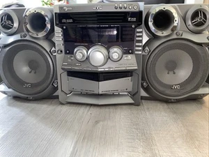 JVC MX-GA77 360W 3 CD Changer Dual Cassette Player AM/FM Stereo System CA-MXGA77 - Picture 1 of 16