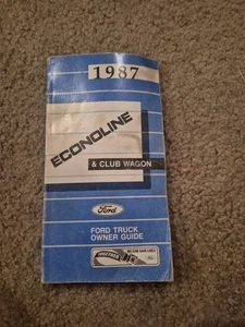 1987 Econoline & Club Wagon Ford Truck Owner Guide - Bild 1 von 10