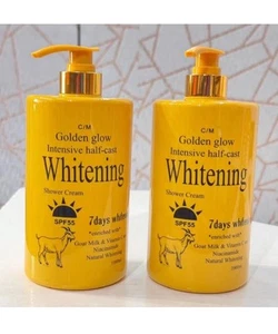 Golden Glow Intensive Whitening Exfoliating Shower Gel 1000ml (Yellow) - Picture 1 of 2