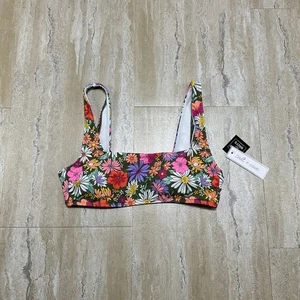 Salt and Cove Junior Size XL Colorful Floral Bikini Swim Top - Picture 1 of 12