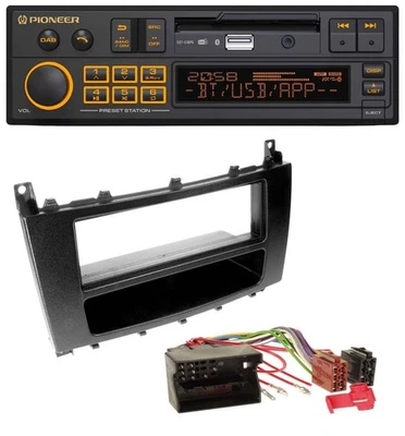 Pioneer DAB MP3 USB Bluetooth Autoradio für Mercedes CLK W209 C-Klasse W203 - Bild 1 von 4