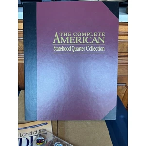 The Complete American Statehood Quarter Collection Folder + 20 Quarters - Bild 1 von 4