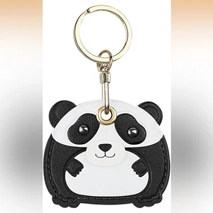Nuevo con etiquetas Llavero Cuero Anti-Perdida Panda Oso Estuche AirTags Soporte Lindo Soporte - Imagen 1 de 7