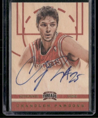 Panini Threads #182 2012-13 Chandler Parsons novato automático Foto 1 de 2