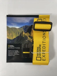 National Geographic Expeditions Identifizieren Sie Ihr Gepäck gelber Gepäckgurt - Bild 1 von 5