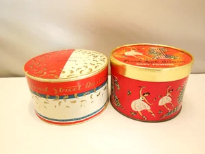 2 VINTAGE STAUBKÖRPER PULVERDOSEN BOND STREET VON YARDLEY & FRANZÖSISCHE APFELBLÜTE - Bild 1 von 7
