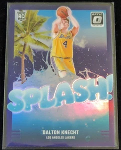 2024-25 Panini Donruss Optic Dalton Knecht (RC) SPLASH! #12 Purple Prizm Lakers - Picture 1 of 2