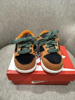 Nike Dunk Low SP (TD) Cerámica Naranja Bebé Niño Niño Zapatos DC8315-001 Talla 6c Foto 1 de 4