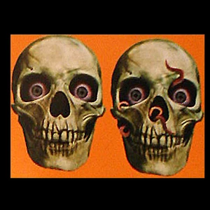4 piezas Gótico-ESQUELETO HUMANO CALAVERA RECORTE-Fiesta Puerta Pared Decoración Halloween Utilería - Imagen 1 de 4