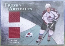 Peter Mueller 2010-11 UD Artifacts Frozen Artifacts Dual Jersey /35 Avalanche