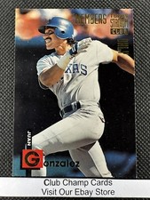 1994 #1 Juan Gonzalez Topps Stadium Club Members Only Texas Rangers