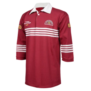 NRL Retro Heritage Jersey - QLD Maroons 1991 - State of Origin - Queensland - Foto 1 di 3