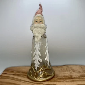 "Campana de Papá Noel vintage de Navidad de 6"" de alto" - Imagen 1 de 8