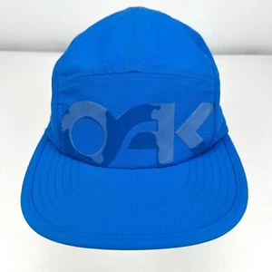 Oakley OAK 5-Panel Hat Blue Black Strapback Cap Adjustable Custom Fit Sport - Bild 1 von 9