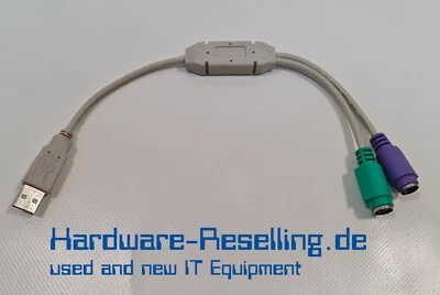 Hi-Speed USB A Ps/2 Mouse E Tastiera Adattatore - Immagine 1 di 3