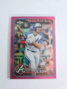 Topps 2024 cromo rosa #23 Matt Olson - Atlanta Braves - Imagen 1 de 2
