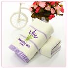 Cotton Embroidery Lavender Aromatherapy Soft Bath Hand Face Towel Sheet Set  W❤D