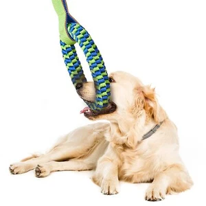 Dog Toys For Aggressive Chewers Tug Of War Dog Toy Dog Teeth Cleaning Toy Dog Ro - Picture 1 of 6