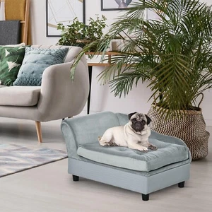 awHut Luxury Fancy Dog Bed for Small Dogs with Hidden Storage – Small Dog Couch - Picture 1 of 7