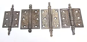 4 DIVERSE CERNIERE VINTAGE STILE EASTLAKE - Foto 1 di 10