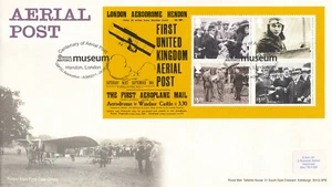 (107925) Minifoglio posta aerea RAF Museum GBFDC Hendon Londra 2011 - Foto 1 di 1