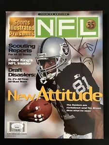 Tim Brown Signed Sports Illustrated Mag 10/20/95 No Label Raiders Autograph JSA - Picture 1 of 4