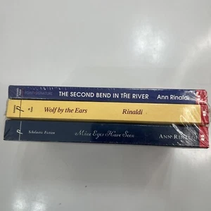 The Second Bend in the River, Wolf by the Ears, Mine Eyes Ann Rinaldi 3 Book Set - Picture 1 of 6