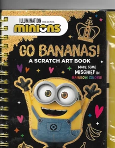 Minions: Go Bananas! : A Scratch Art Book by Illumination Entertainment new - Picture 1 of 2