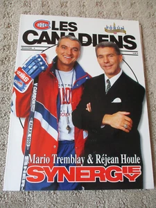 Dec 2 1995 Montreal Canadiens vs  Red Wings Program Patrick Roy Final Game - Picture 1 of 5