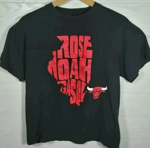 Majestic NBA Rose Noah Gasol Chicago Bulls Talla M Mediana Negra      - Imagen 1 de 3