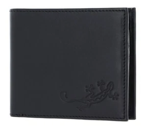 oxmox Leather billetera transversal Lizard negra nueva - Imagen 1 de 1
