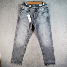 G-STAR RAW Jeans Womens 30 x 34 Black Kate Boyfriend Distressed Light Wash NEW 